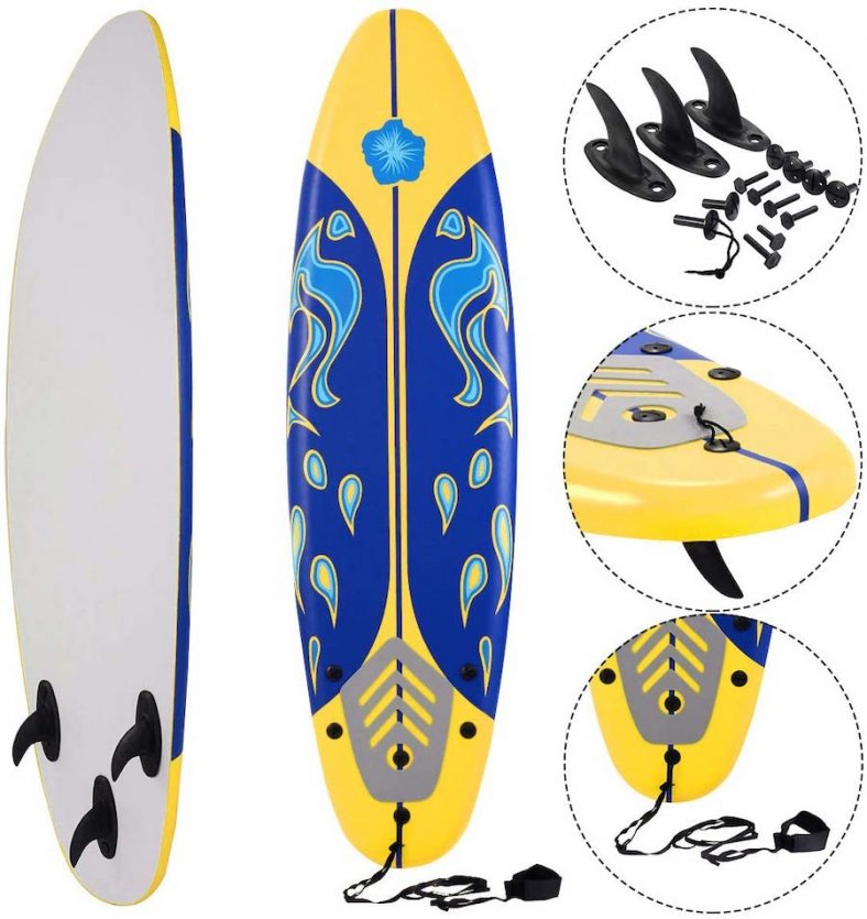 Giantex 6 foot Surfboard Surfing Surf Foamie Board.jpg