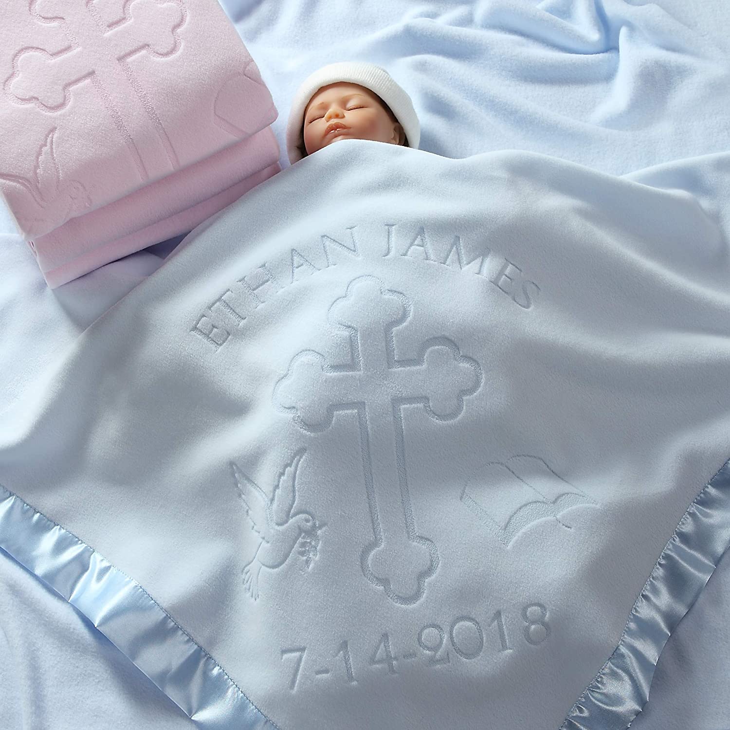 Custom catch baby blanket hot sale